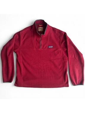 Hawke & Co Red Men's Quarter Zip Sweater Jacket Size XXL